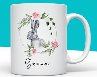 Personalised Rabbit Mug | Rabbit Mum Mom Mug | Best Rabbit Mum | Rabbit Lover Gift | Birthday Christmas Rabbit Coffee Mug Rabbit Home Decor