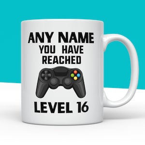 Personalised Birthday Gifts for Him Her Gamer Controller Keyring 16th 18th 21st 