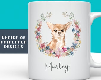Chihuahua Dog Mug Cup HASHTAG Dog breed Pet Animal Lover Coffee Tea Chihuahua Dog Mug Cup HASHTAG Dog breed Pet Animal Lover Coffee Tea