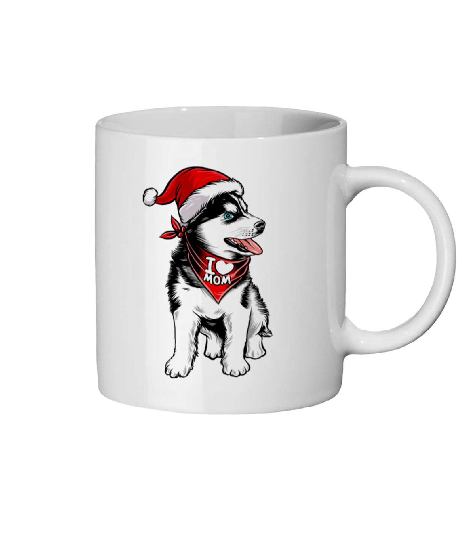 Husky Mug Christmas Husky Mug Gift for Husky Owner Husky Etsy