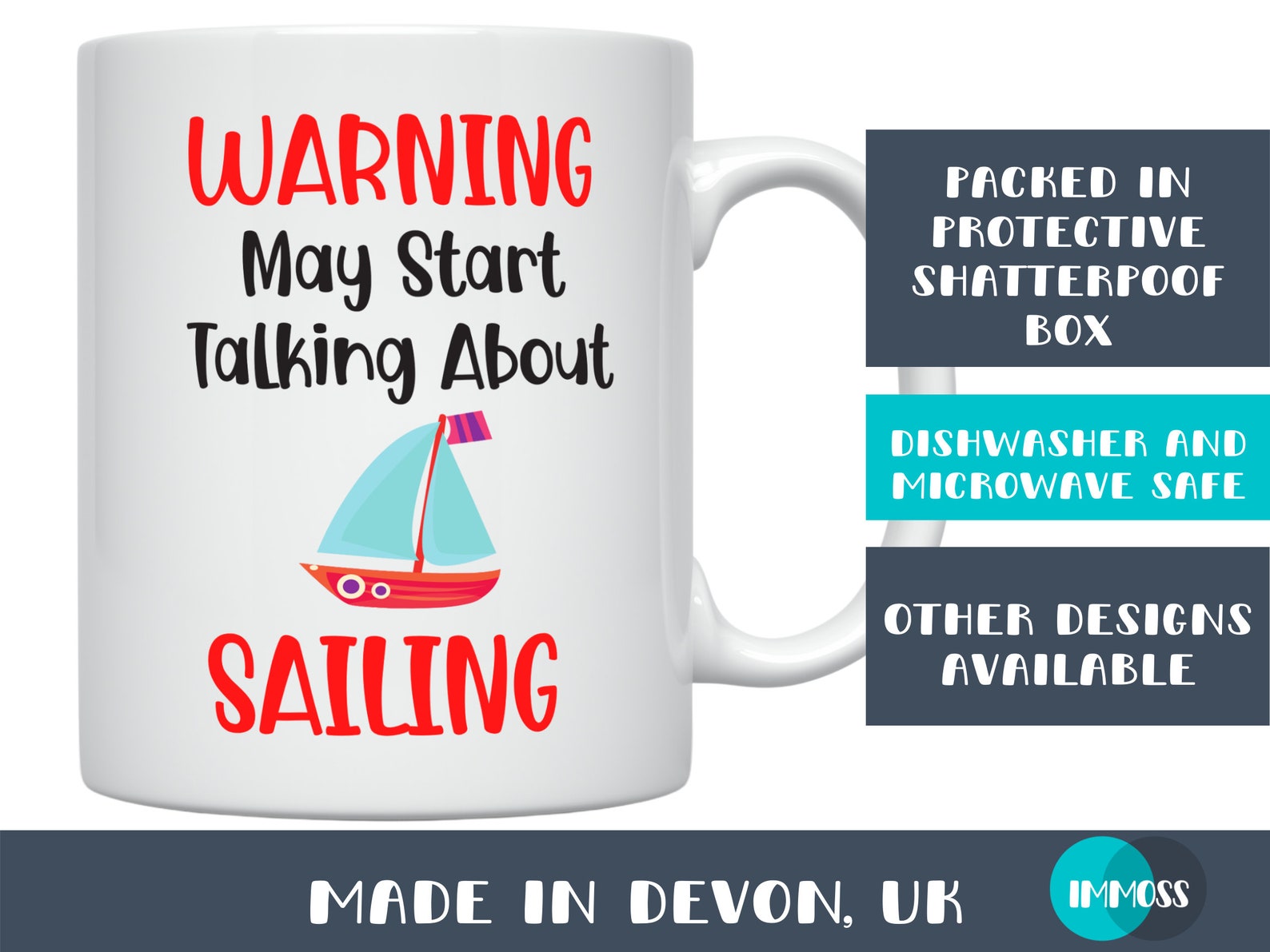 Lustige Segeln Becher Boot l Segeln l Warnung kann anfangen Etsy