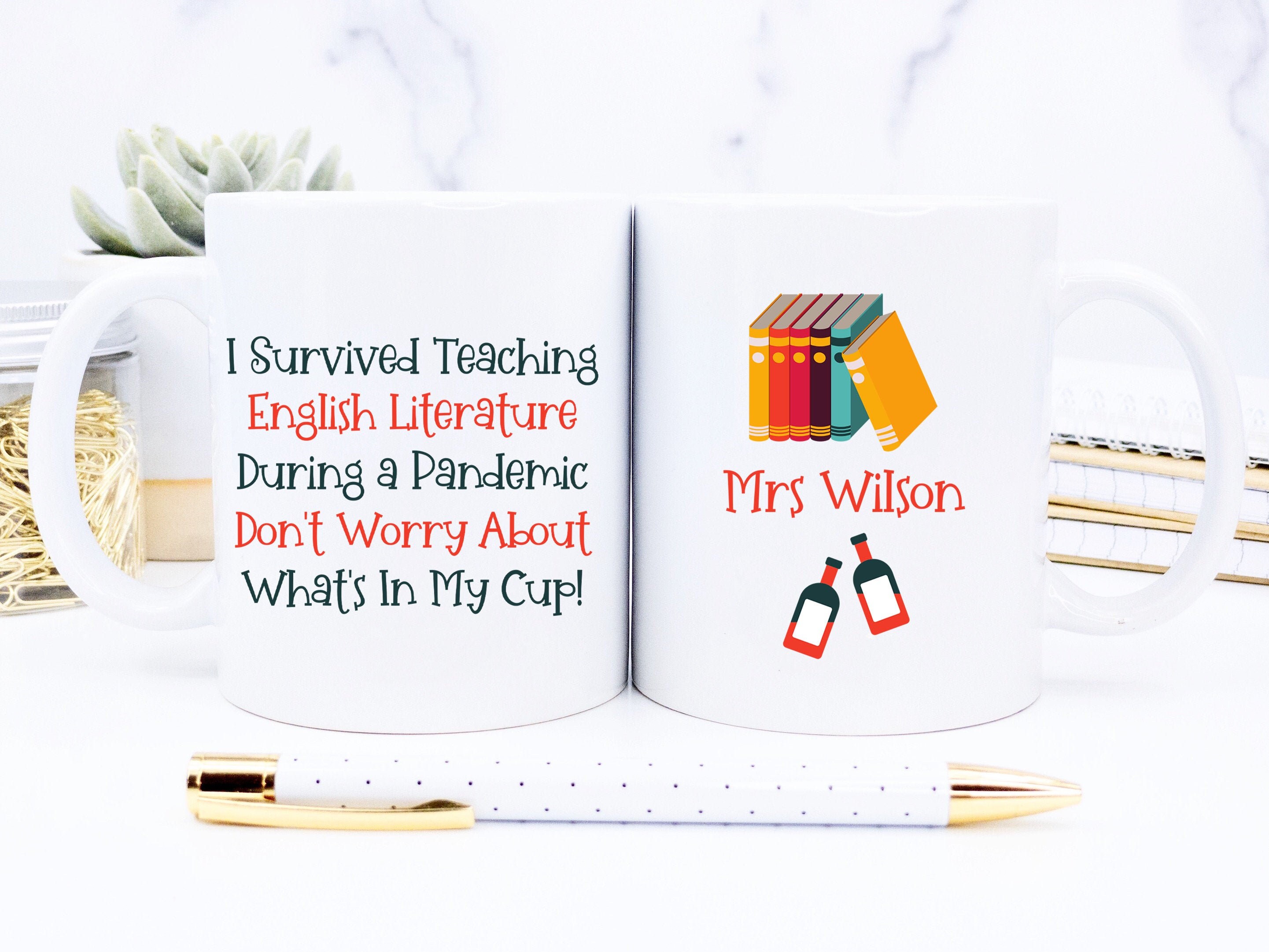 Lustige Englische Tasse Geschenke für Englischlehrer Etsy