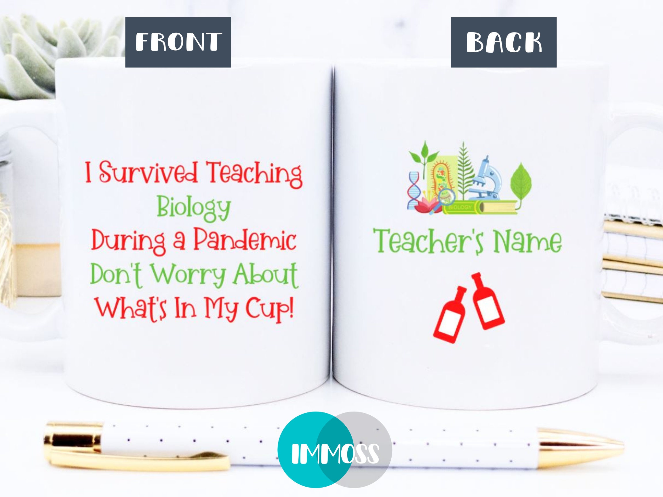 Funny Biology Mug Gifts For Biology Teacher Gifts For Etsy