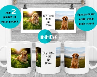 Personalised Dog Mum Mug - Photo Gift For Dog Mum - New Dog Mum - Dog Photo Gift - Best Dog Mum Mug - Dog Owner Mum Birthday Christmas Gift