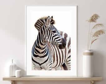 Zebra Print, Zebra Safari Print, Fashion Wall Art, Stylish Wall Art, Black And White Art, Bold Prints, Home Decor Prints, Animal Art, Zebra
