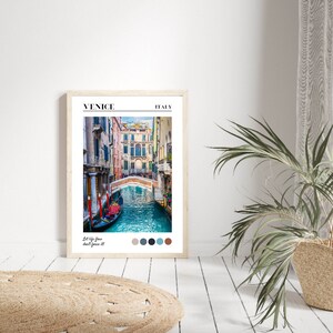 Venice Print, Venice Travel Print, Italy Poster, Travel Poster, Housewarming Gift, Modern Prints, City Landmark Prints, Venice