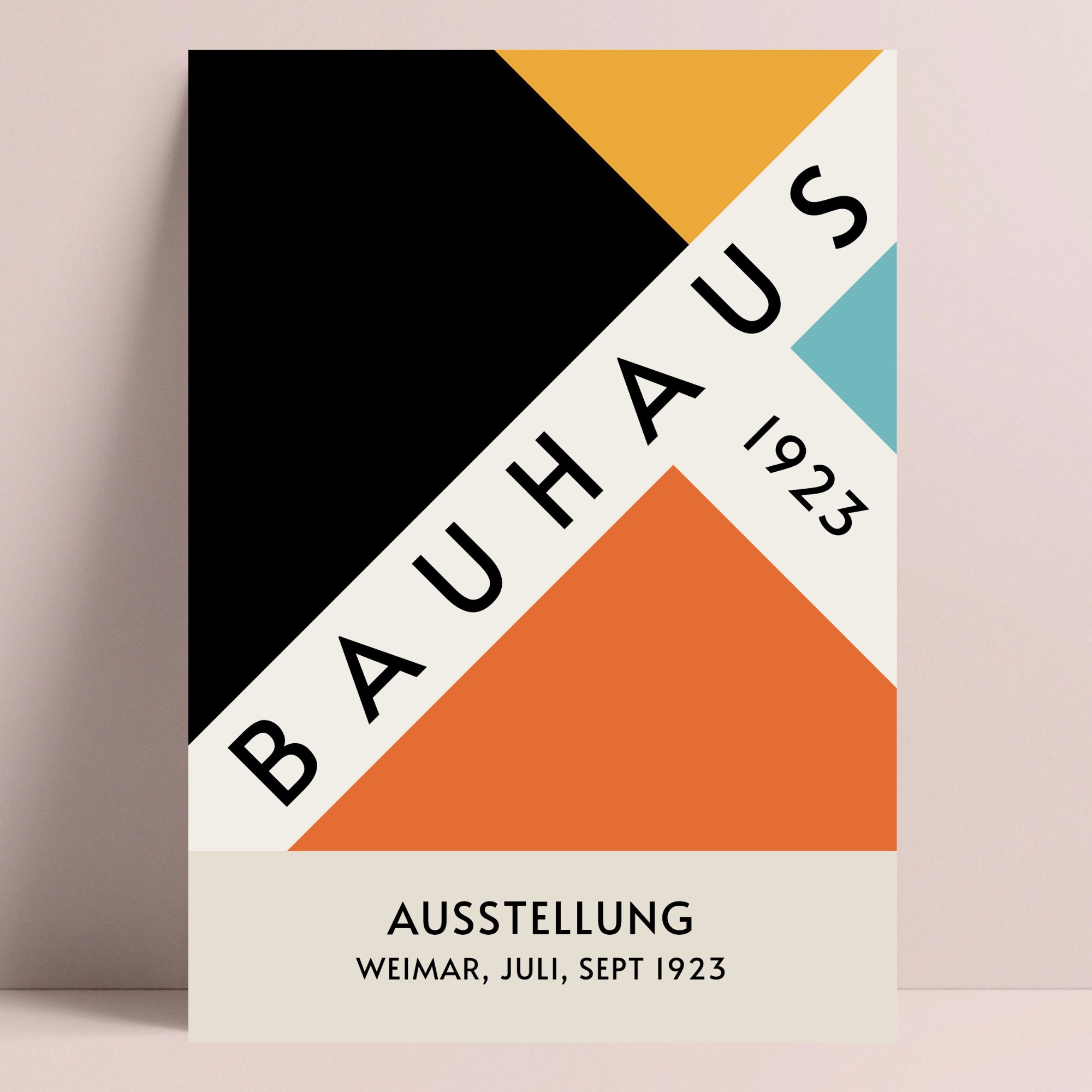 Set of 3 Bauhaus Posters, Bauhaus 1923 Poster, Bauhaus Wall Art, Living ...