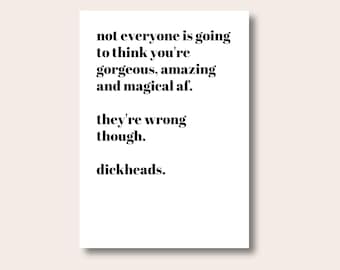 You Are Amazing Print, Positive Wall Print, Funny Wall Print, Typography Art, Poster, Wall Art, Funny Quote Print, Fun Gift, Digital Print