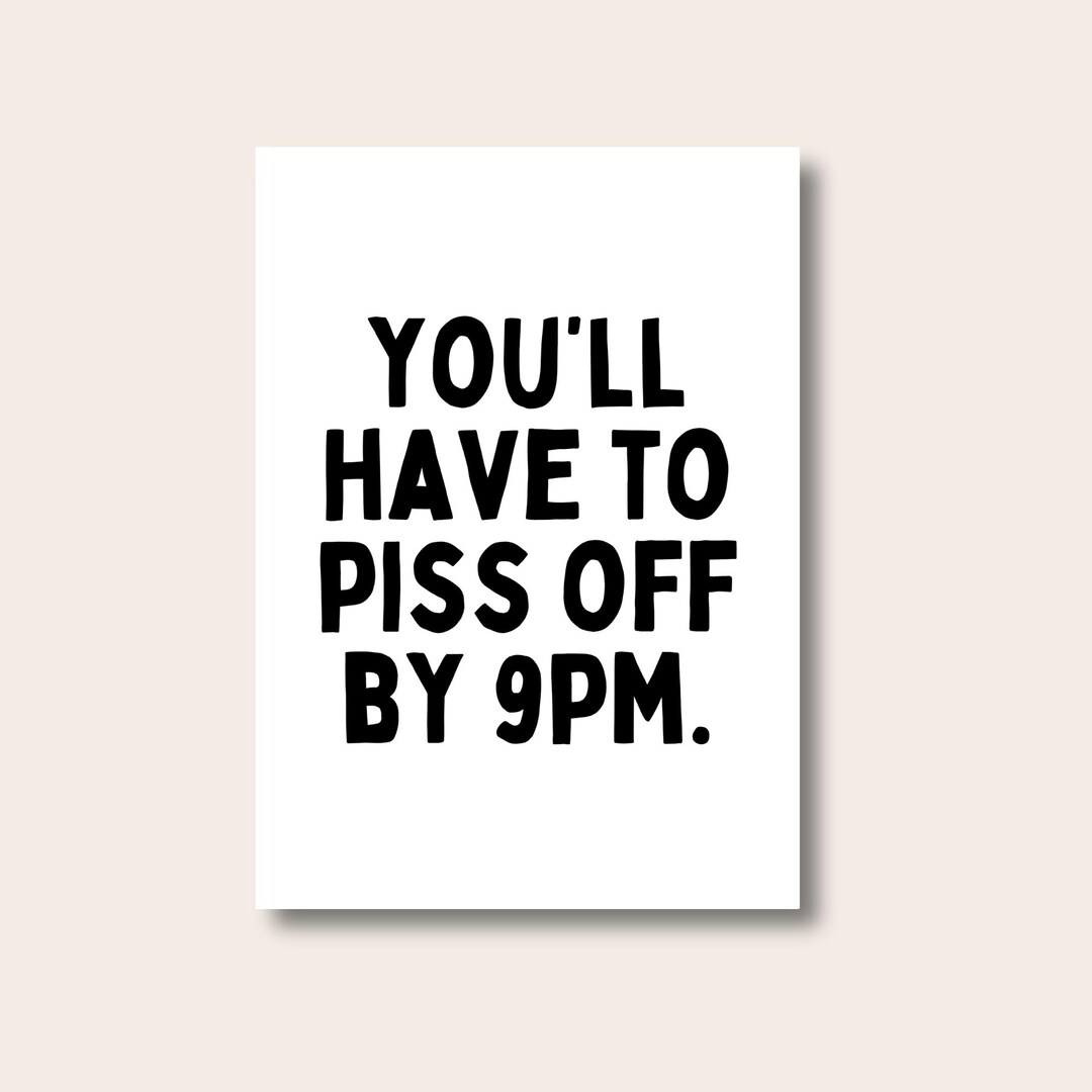 Funny 9pm Routine Graphics Typography Poster, Quote Text Poster, 9pm, Fun Quotes, Modern Print ...