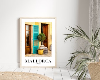 Impresión de Mallorca, Impresión de Mallorca España, Cartel de viaje, Decoración del hogar, Arte de pared, Impresión de viaje, Regalo de viaje, Impresiones de pared de galería, Impresiones sin enmarcar
