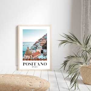 Positano Print, Amalfi Coast Print, Almalfi Seaside Poster,  Home Decor, Wall Art, Travel Poster, Travel Gift, Gallery Wall Prints