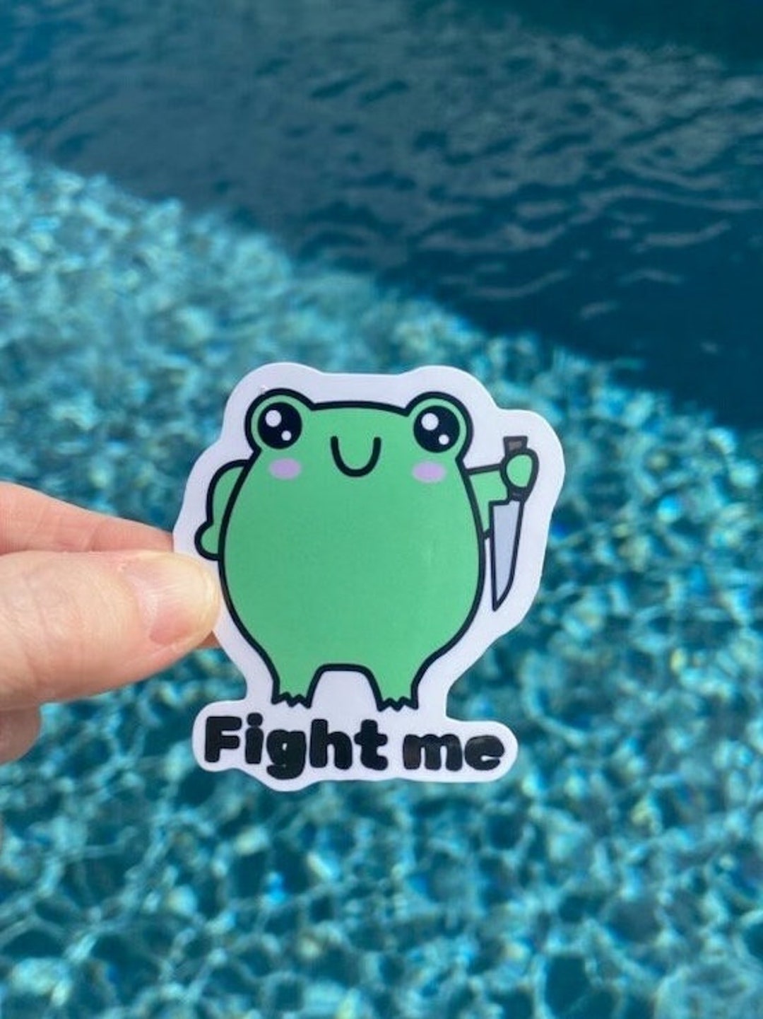 Frog Sticker , Laptop Stickers, Funny Stickers, Sarcasm Laptop Decal ...