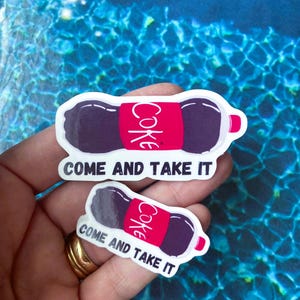 Coca-Cola sticker, diet coke funny sticker, laptop sticker, waterbottle sticker, die cut sticker