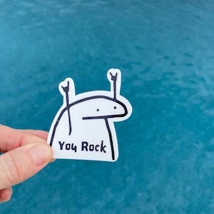 You Rock Laptop stickers, funny stickers, sarcasm laptop decal, tumbler stickers, car stickers, water bottle sticker