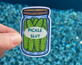 Pickle Jar Sarcastic Sticker, Funny Vinyl Decal