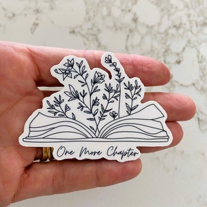 One More Chapter Sticker | Laptop Sticker Aesthetic Stickers ...