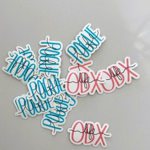 Pogue Life sticker, OBX life Sticker, outerbanks vinyl quote sticker, laptop, water bottle sticker, die cut sticker, aesthetic sticker