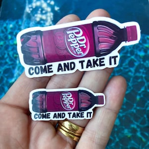 Dr Pepper sticker, doctor pepper funny sticker, laptop sticker, waterbottle sticker, die cut sticker