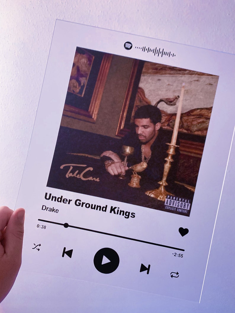 Custom 11x14 Spotify Music Plaque Wall Decor Etsy