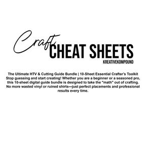 HTV - Guías de tamaño y corte