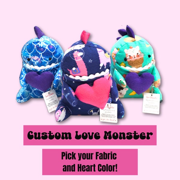 Stuffed Monster Etsy