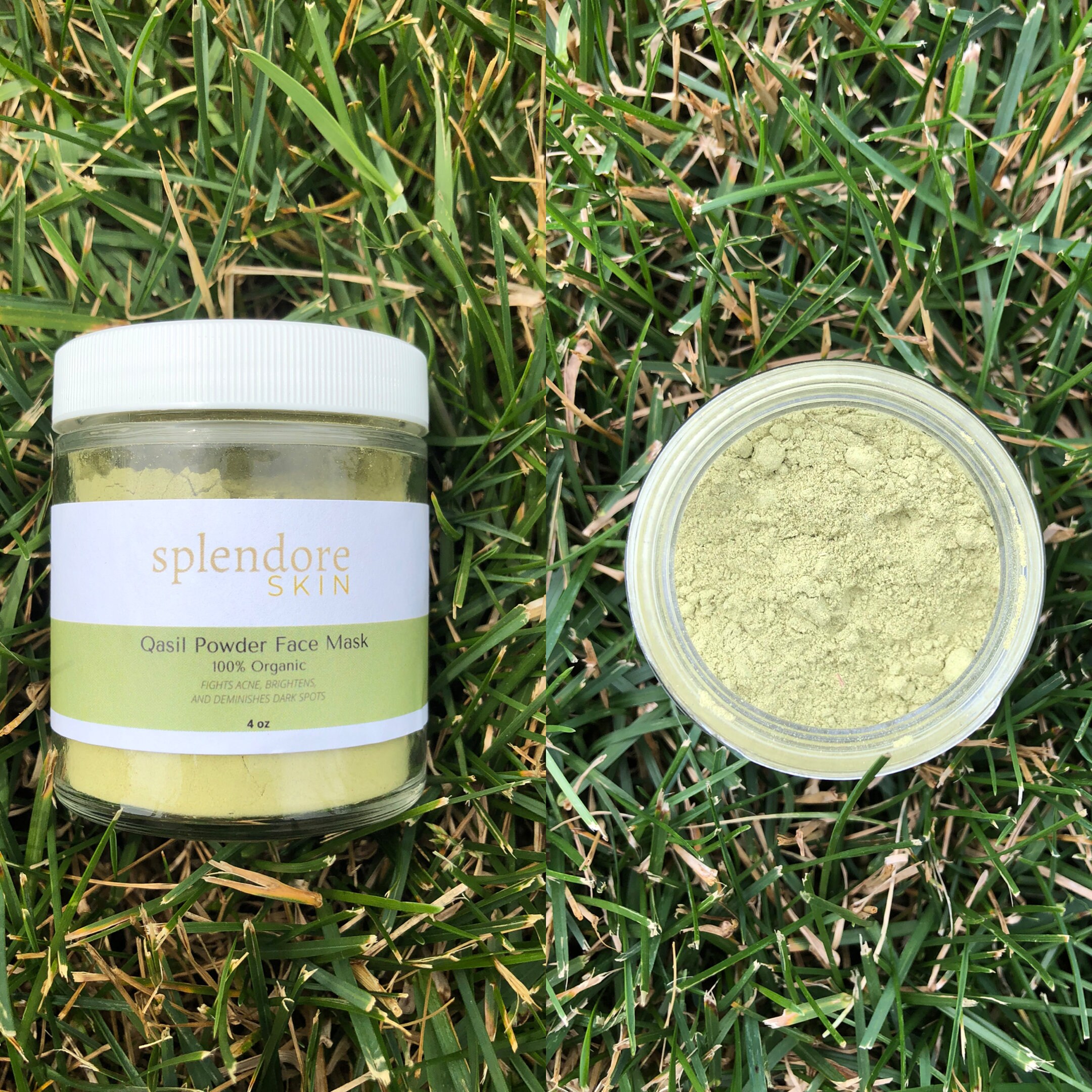 100 Organic Qasil Powder Face Mask Etsy