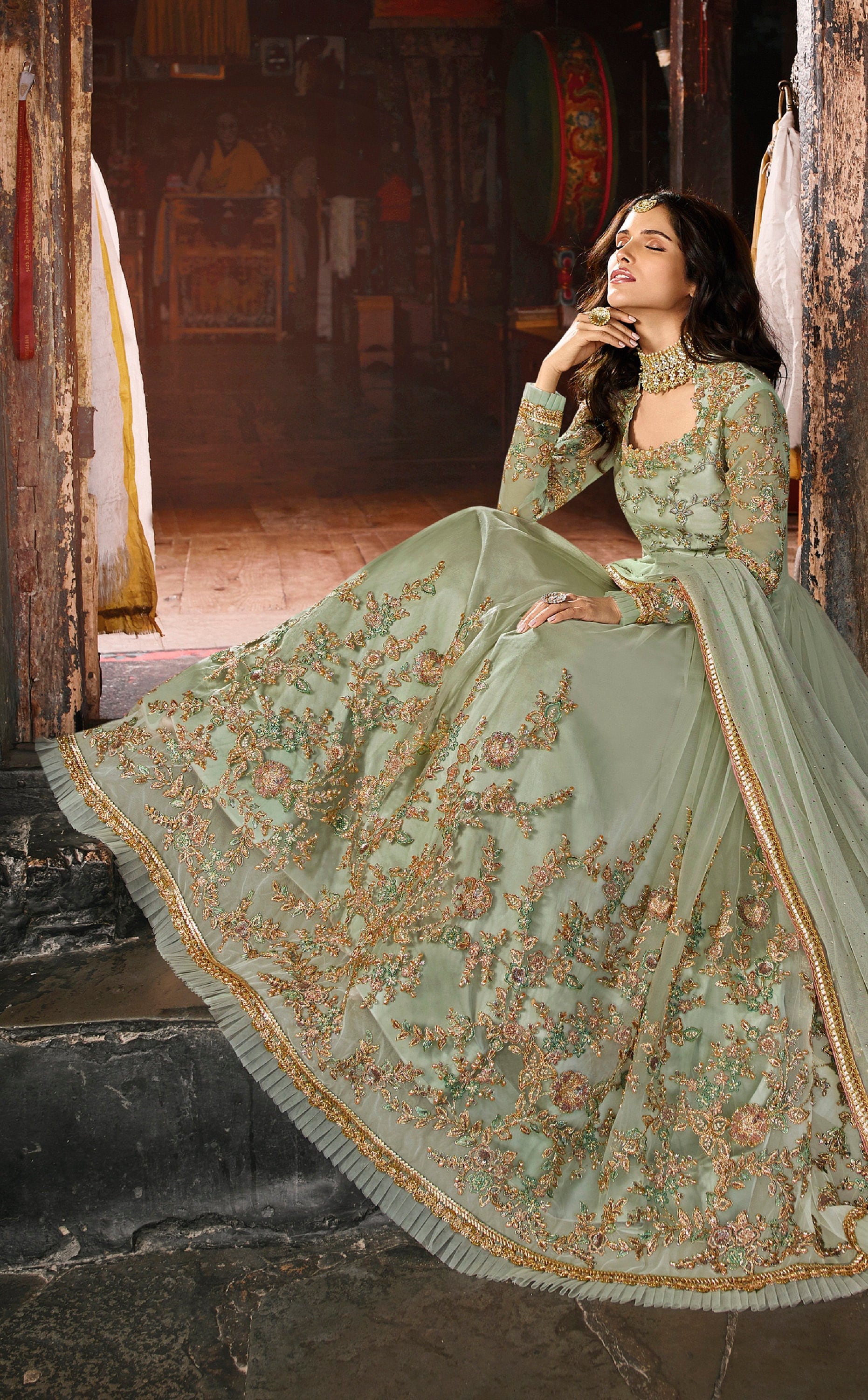 maxi salwar kameez
