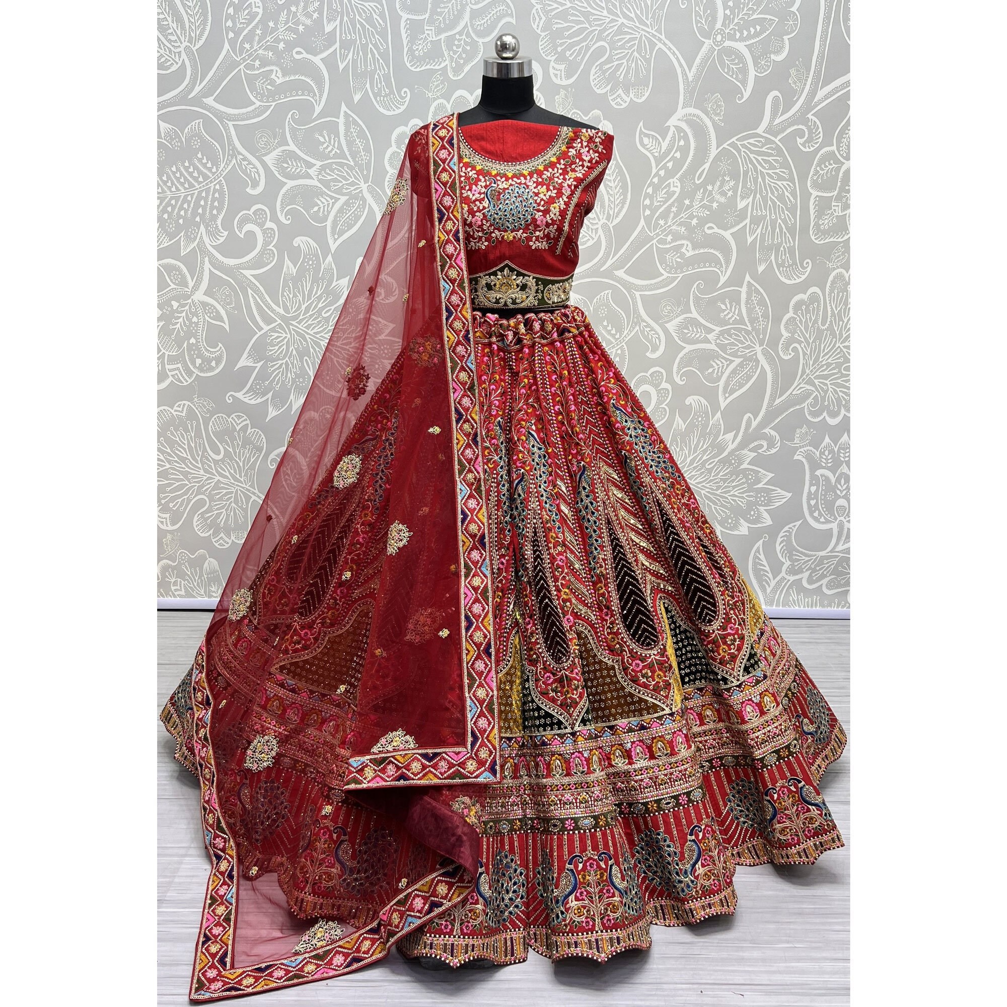 Peacock lehenga deals choli