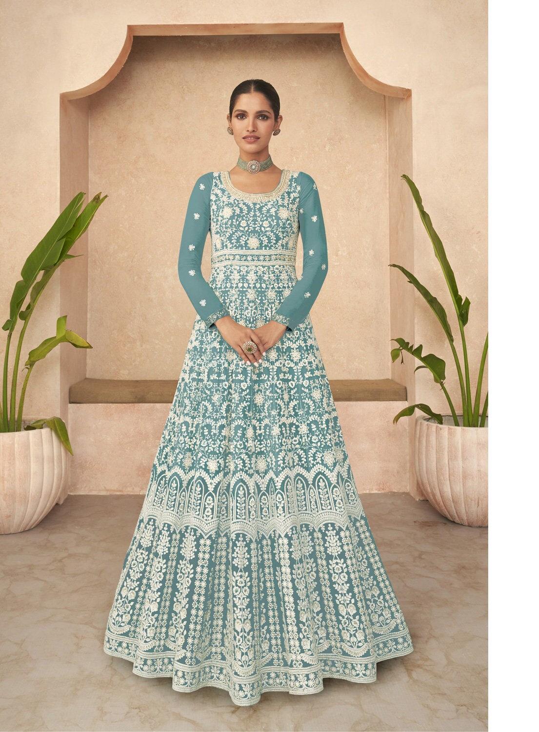 Heavy Anarkali Suit Etsy