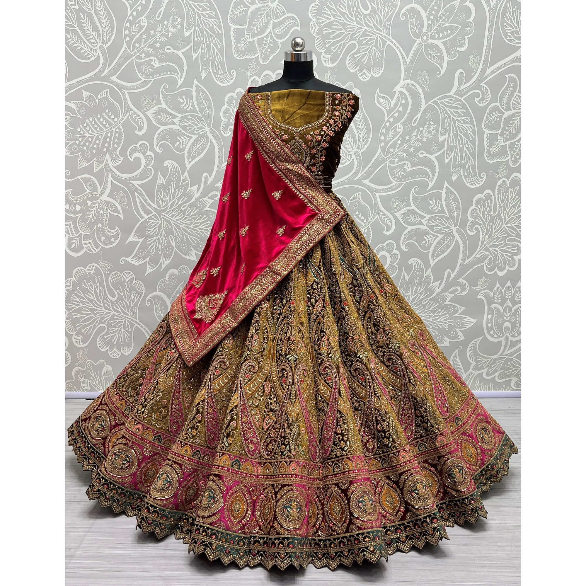 DIY : A-Line Lehenga cutting and stitching in just 10 minutes