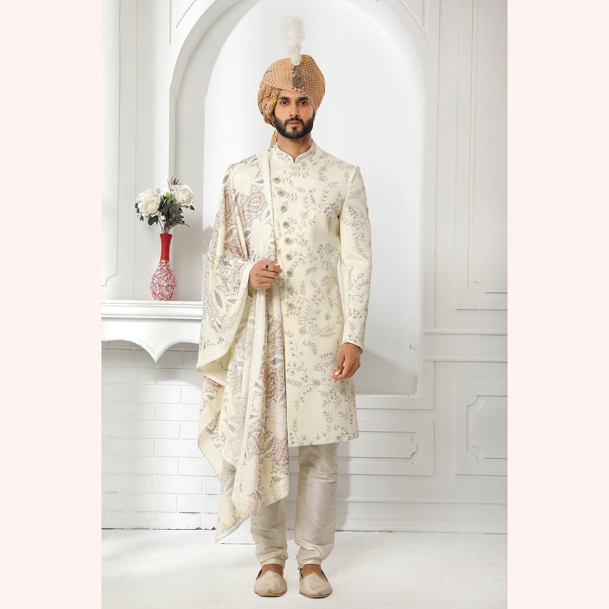 Indian Wedding Sherwani for Groom Groom Sherwani Sherwani Etsy UK