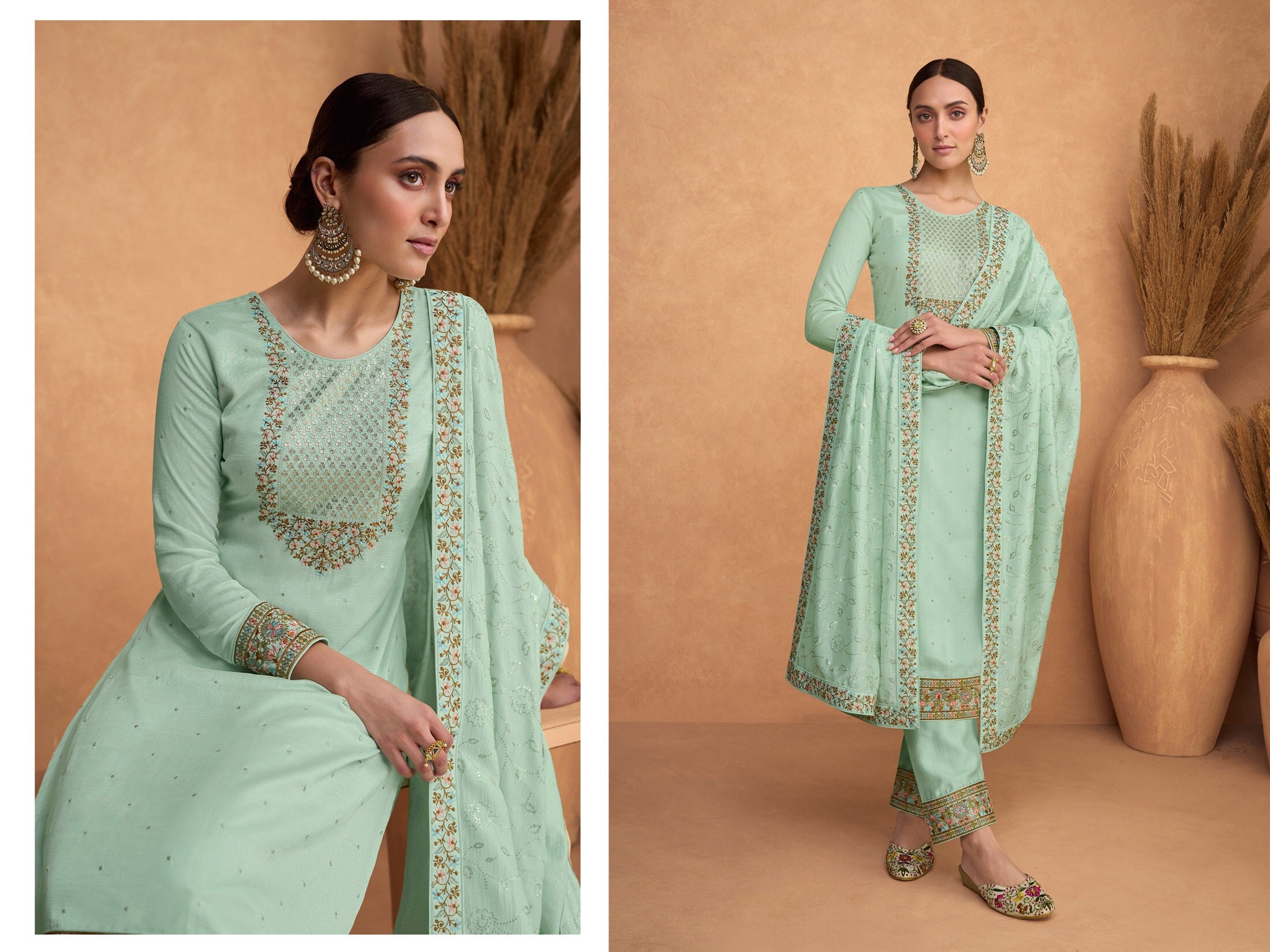 Four Dots Paalki by Kessi Salwar Suit Wholesale Catalog 4 Pcs -  Suratfabric.com