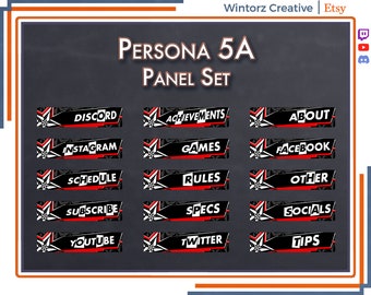 Twitch Panels: Persona 5A