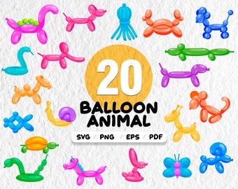 Download Animal Balloons Svg Etsy