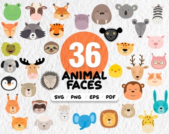 Download Animal Face Svg Etsy
