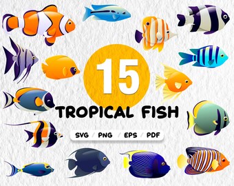Download Tropical Fish Svg Etsy