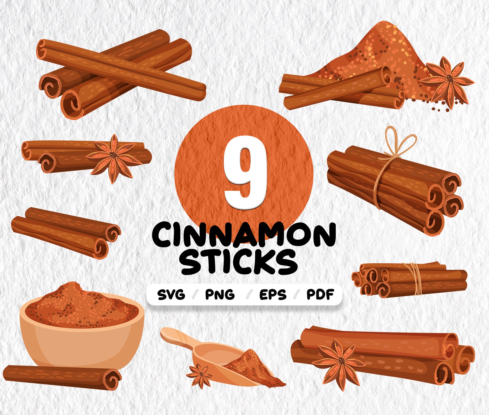 Cinnamon Sticks Svg,cinnamon Sticks SVG, Baking, Cinnamon Sticks Clipart, Cinnamon Sticks