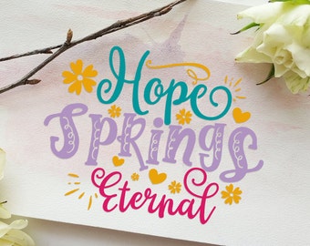 Spring Hope Graphics Printable Spring Svg - Etsy