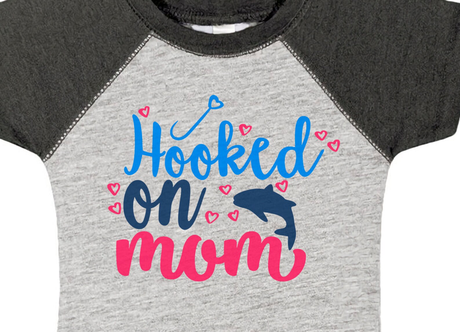 Download Hooked on Mommy Print design Print for kids Baby Cut file ...