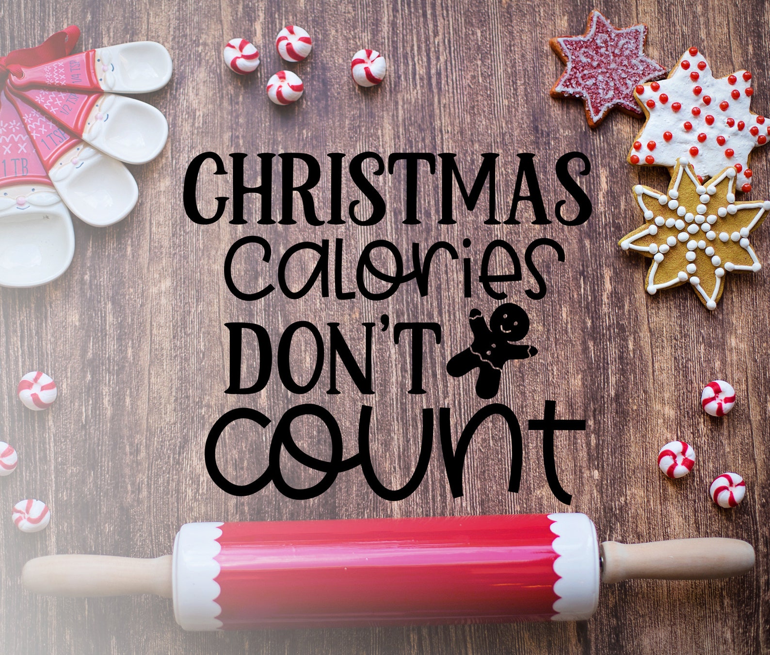 Christmas Calories Don’t Count Svg Christmas Svgprint - Etsy