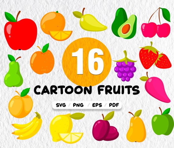 Cartoon Fruits Svgfruit SVG Bundle Fruit Printablesapple - Etsy Cartoon Fruits Svgfruit SVG Bundle Fruit Printablesapple - Etsy