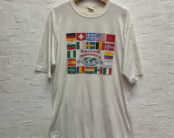 Vintage World Soccer Championship 1994 T-Shirt | Vintage T-Shirt | Vintage Graphic T-Shirt | Vintage World Cup T-Shirt | NPC-1391S