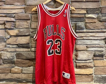 Vintage 90s Champion Chicago Bulls #23 Michael Jordan NBA Jersey