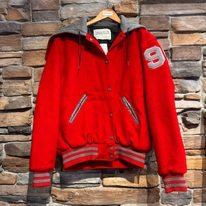 (VINTAGE) AMERICAN CHEER POWERスタジャン American Cheer Power / Wool Leather Varsity Jac