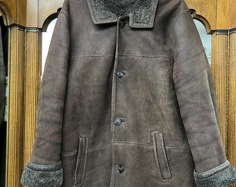 Vintage Arte Pelle Dark Brown Suede Coat | Vintage Coat | Vintage Suede | Vintage Leather | Winter Coat | Vintage Coat | SKU: NPC-2345S