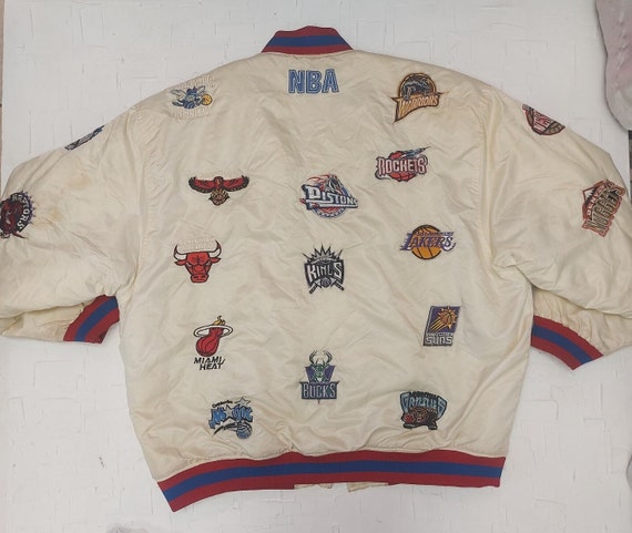 Vintage Unique Sports Generation NBA Team Logo Patch Jacket -  Israel