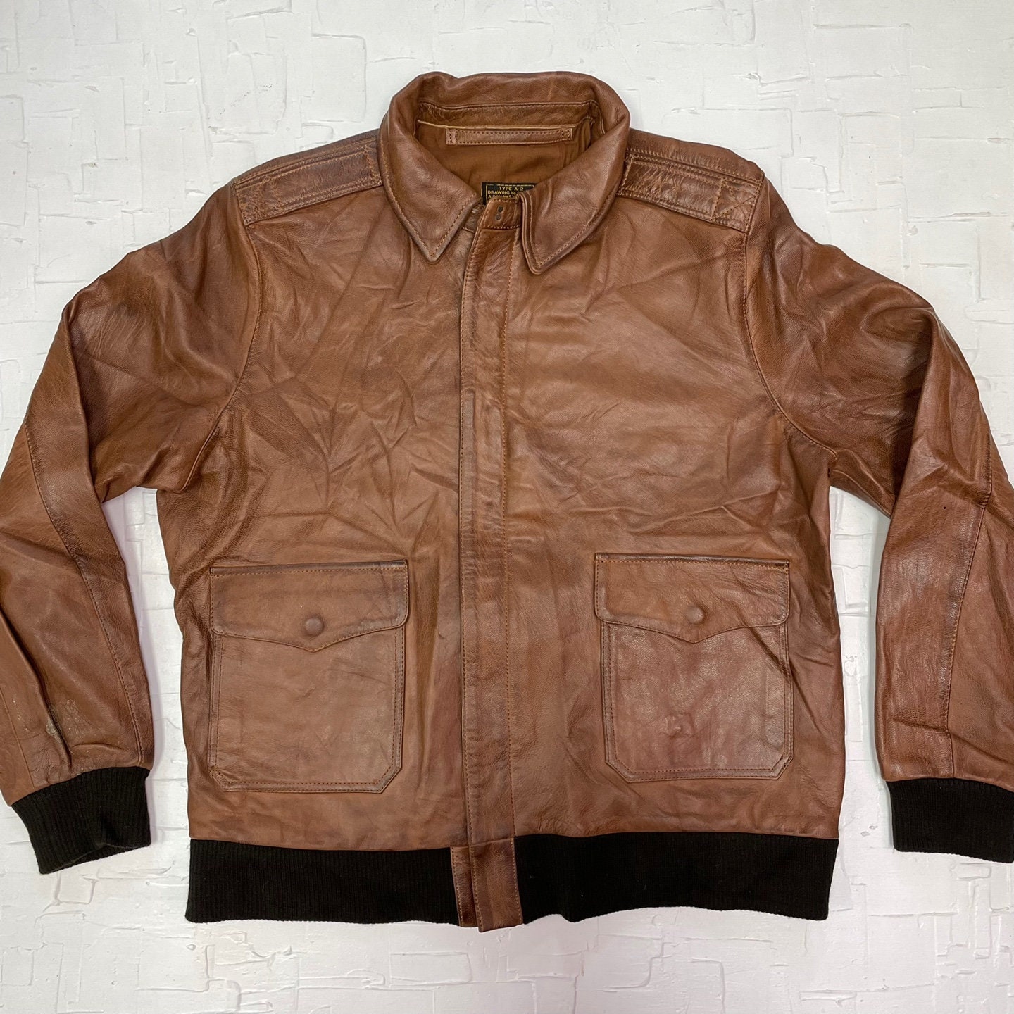 Vintage A2 Flight Jacket - Etsy Vintage A2 Flight Jacket - Etsy