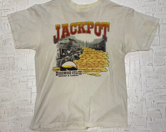 Vintage 2004 Deadwood Gulch Tourism T-Shirt | Vintage T-Shirt | Western Cowboy Theme Resort T-Shirt | Tee | Men's Size M | SKU M-3464