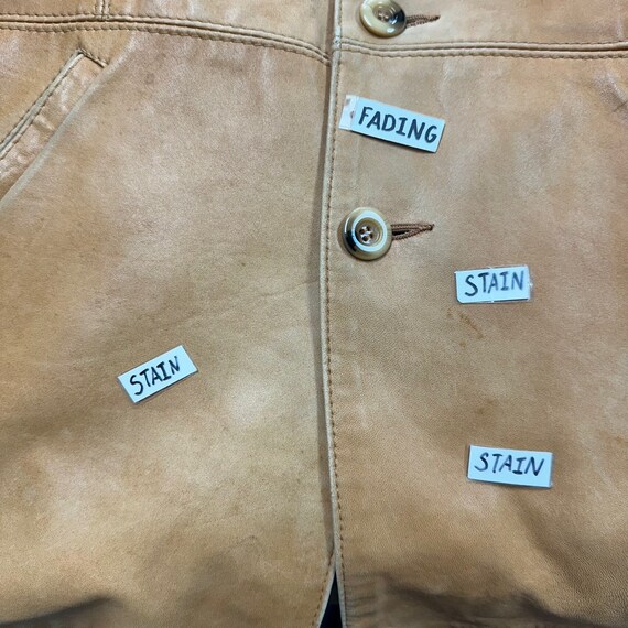 Vintage Leather Attic Made in Canada Light Brown Leather