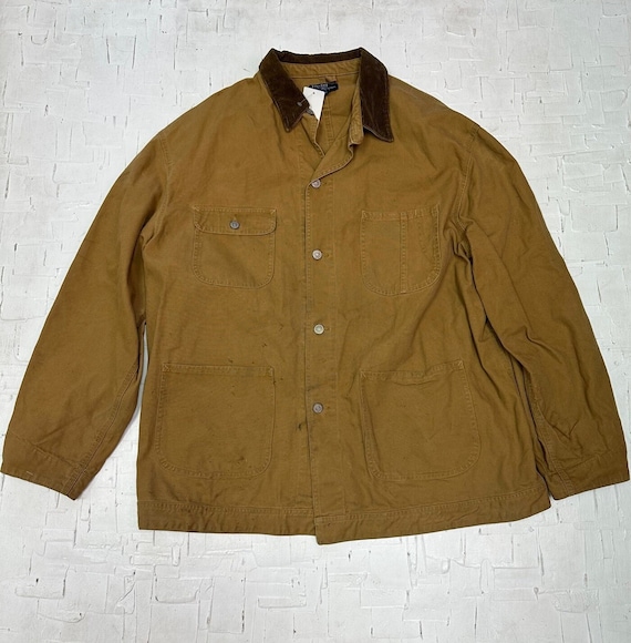 Vintage Polo by Ralph Lauren Canvas Workwear Jacket W Vintage Polo by Ralph Lauren Canvas Workwear Jacket W